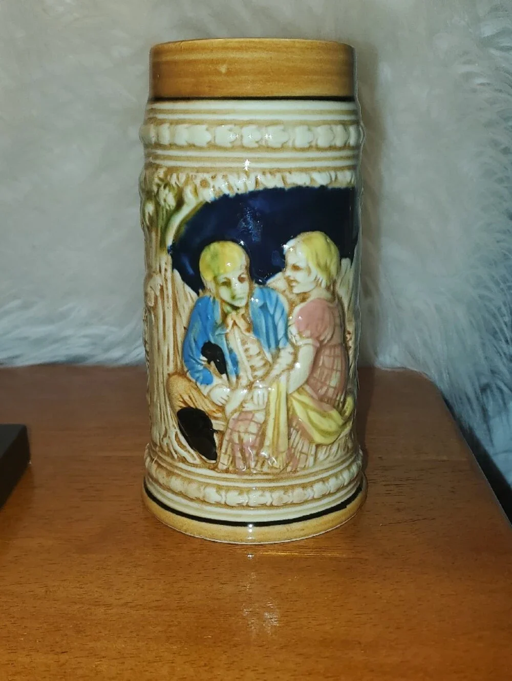 A Happy Heart Heals All Pain Japan Beer Stein